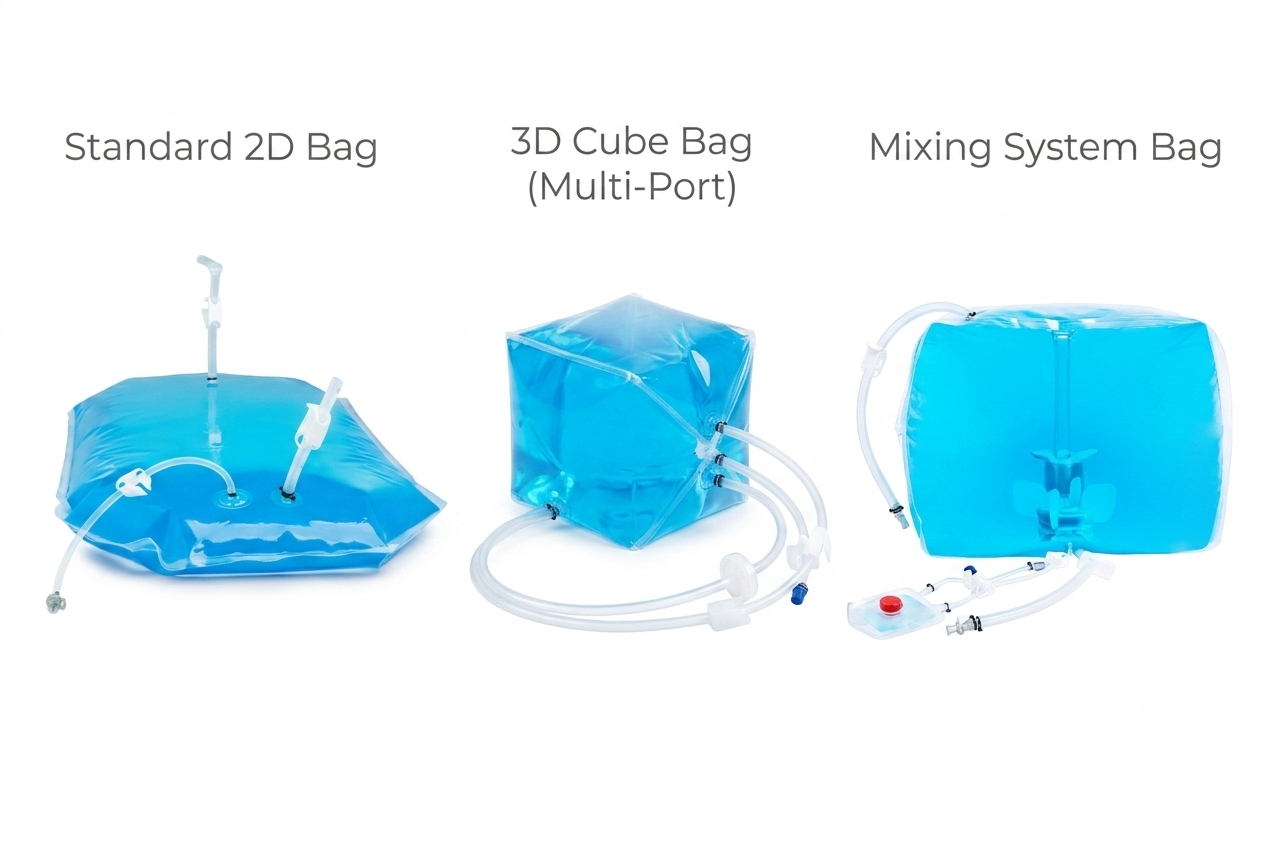 2D vs 3D Bioprocess Bags Comparison, SeamlessBio