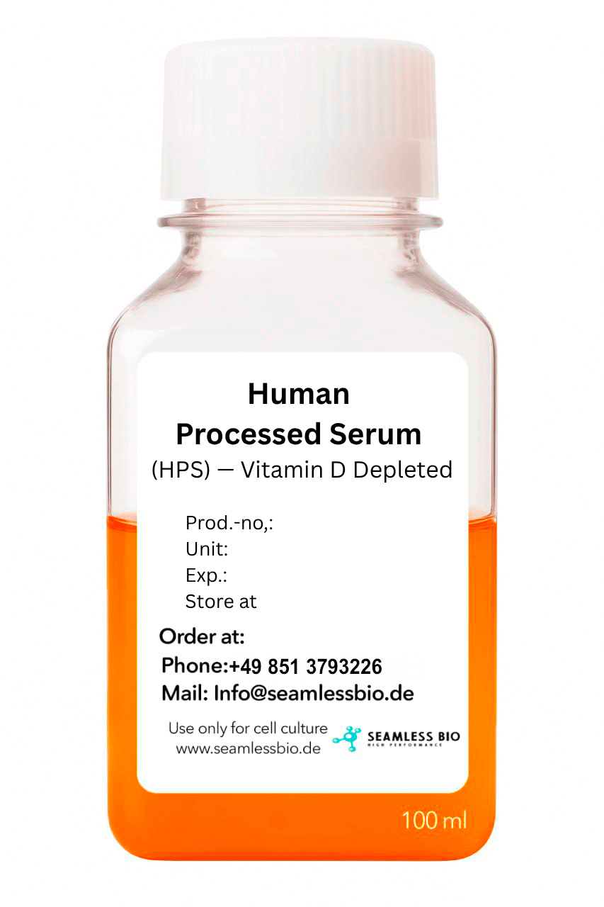Human Processed Serum HPS Vitamin D Depleted IVD Calibrator SeamlessBio Germany