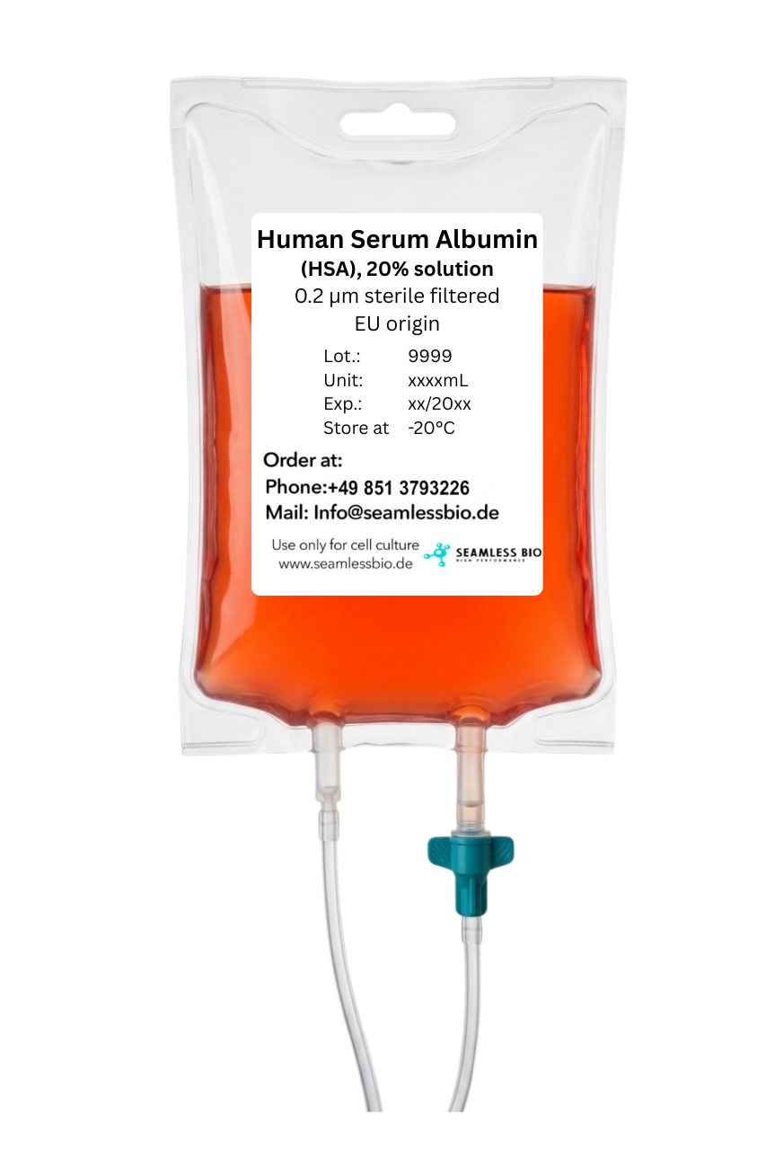 Human Serum Albumin in Bags 20% solution