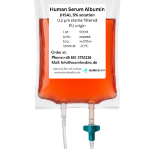 Human Serum Albumin 5% solution in Bags