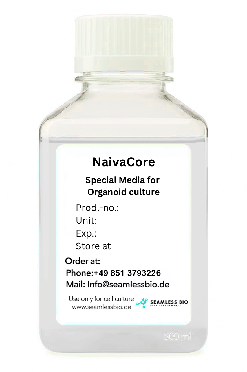 Special media of organoids and iPSC cells in 500mL sterile filtered
