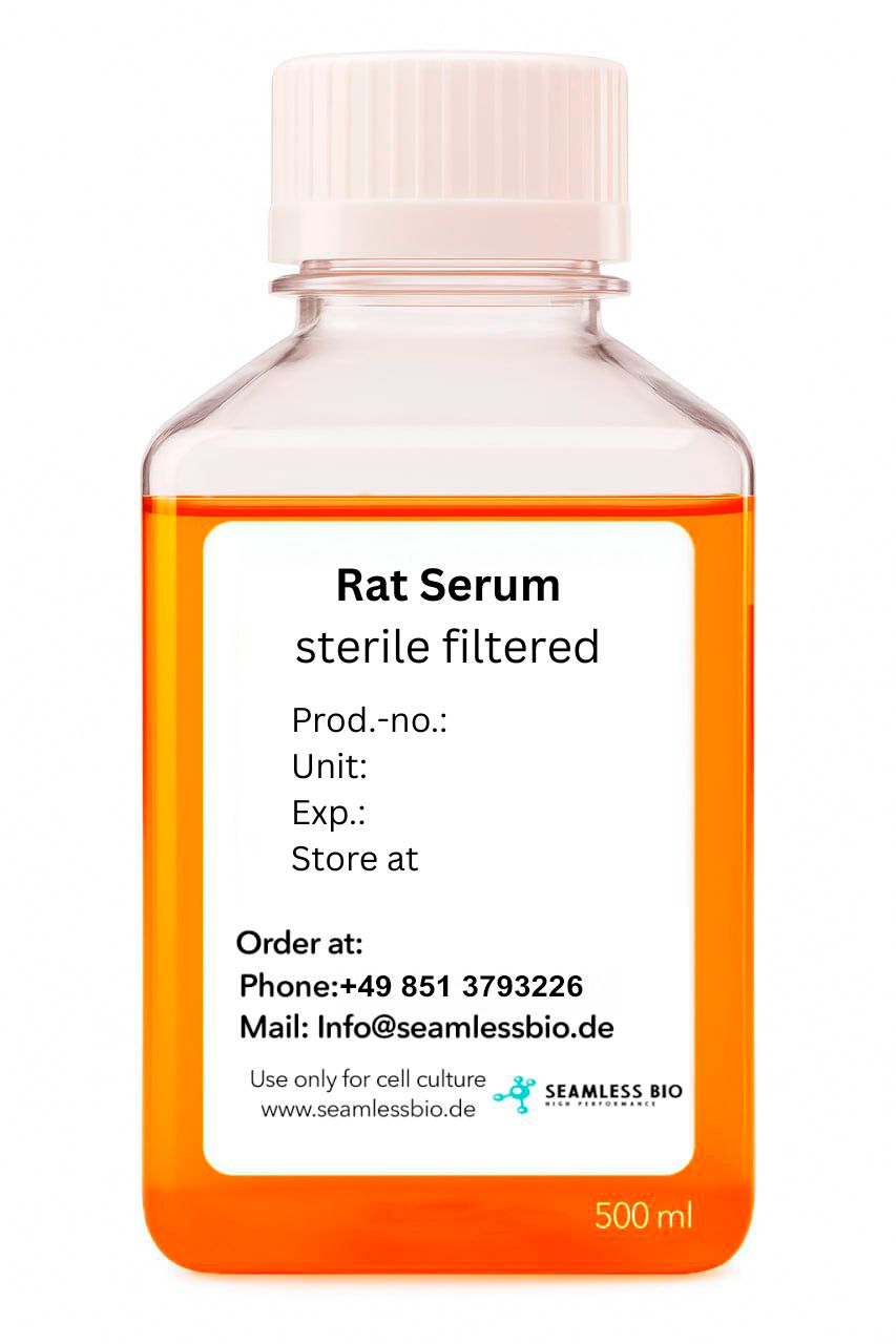 Rat Serum for research in different sizes available
