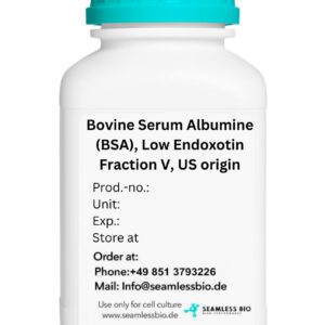 Bovine Serum Albumin with reduced endotoxin