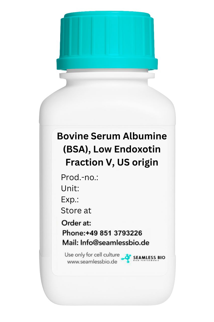 Bovine Serum Albumin with reduced endotoxin