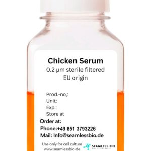 Chicken serum for vaccine production