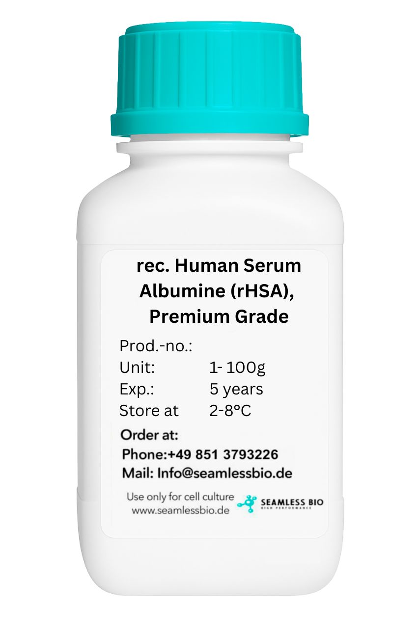 Recombinant Human Serum Albumin (rHSA) – Premium Grade | ≥99% Purity | Cell Culture & IVD